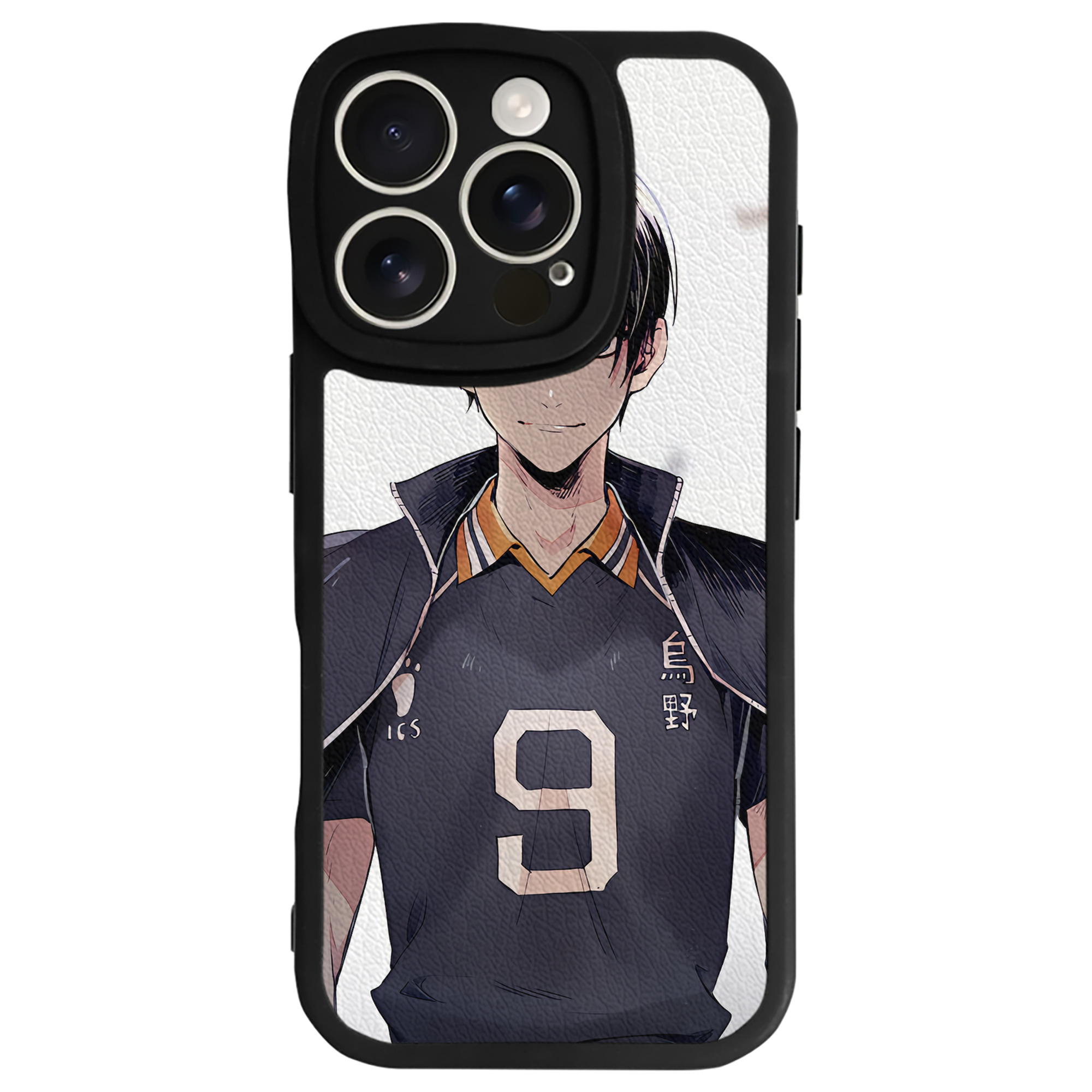 （画像用） ハイキュー!! Haikyu!! 【iPhone 16シリーズ対応】シリコンスマホケース（レザー調） 材質：シリコン